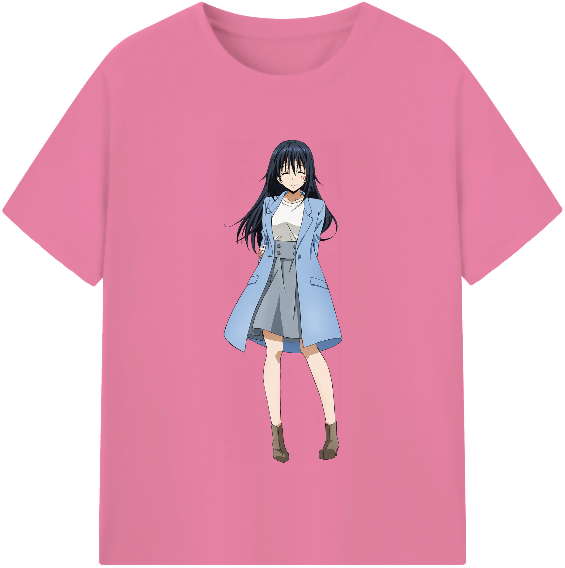 （画像用） 転スラ Regarding Reincarnated to Slime 綿100％半袖Tシャツ（フロントプリント）